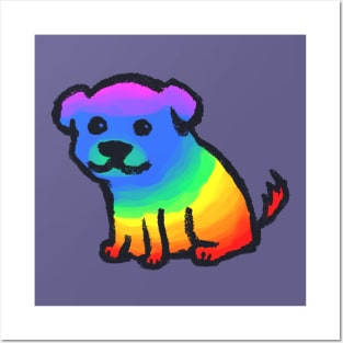 Rainbow Dog Posters and Art